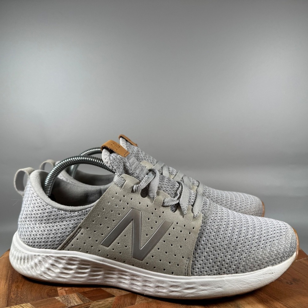 New Balance Fresh Foam Sport v1 Grey White Gum Women's Size 11 WSPTLG1 Sneakers